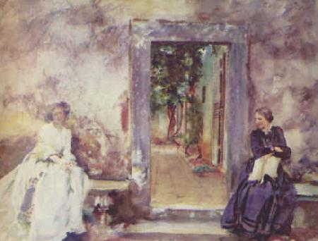 John Singer Sargent The Garden Wall